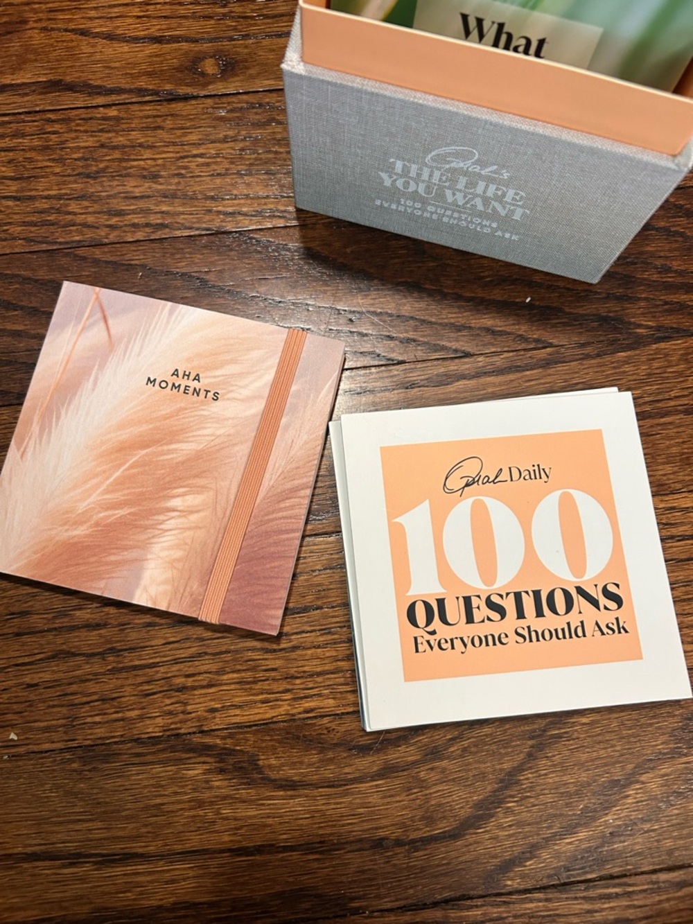 100 Questions Card Deck — Peach/Coral